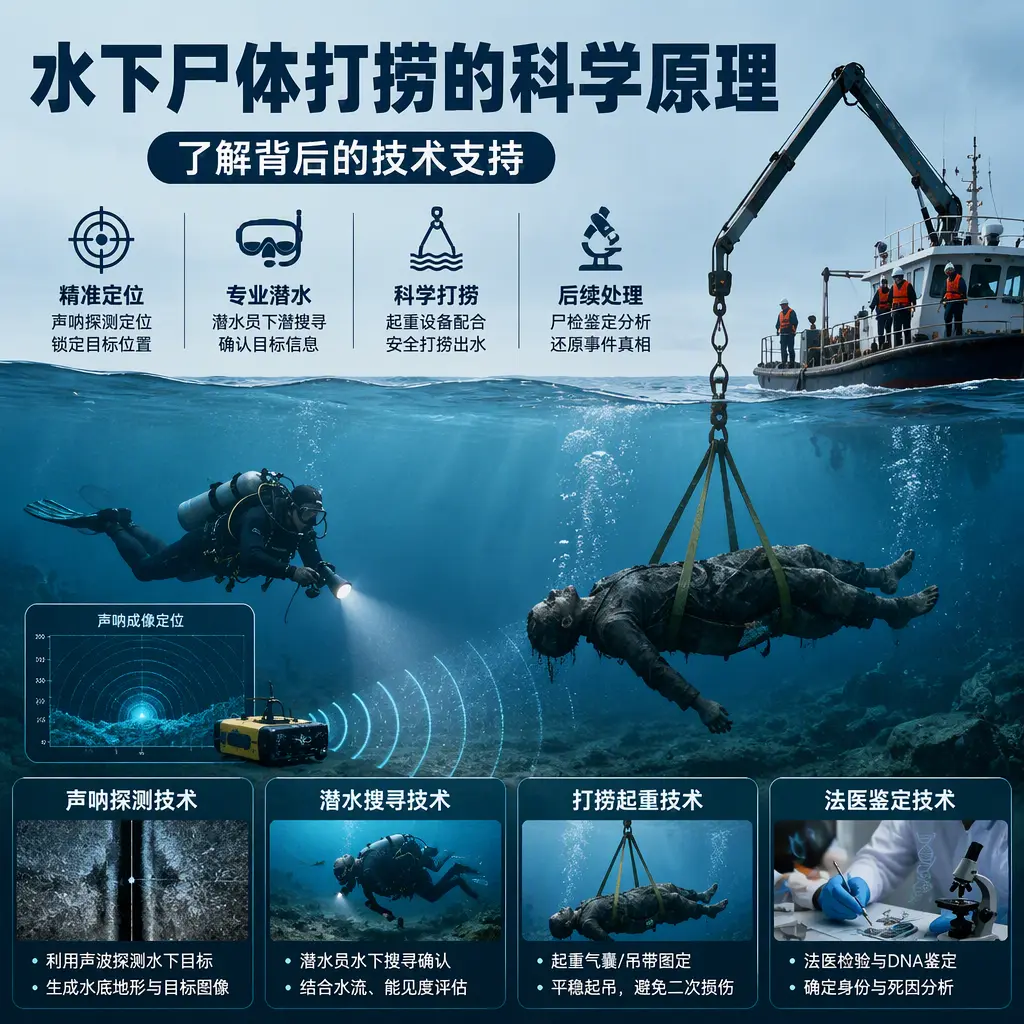克拉玛依水下尸体打捞的科学原理，了解背后的技术支持
